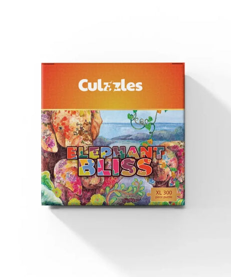 Culzzles Elephant Bliss 300 Piece Premium Jigsaw Puzzle