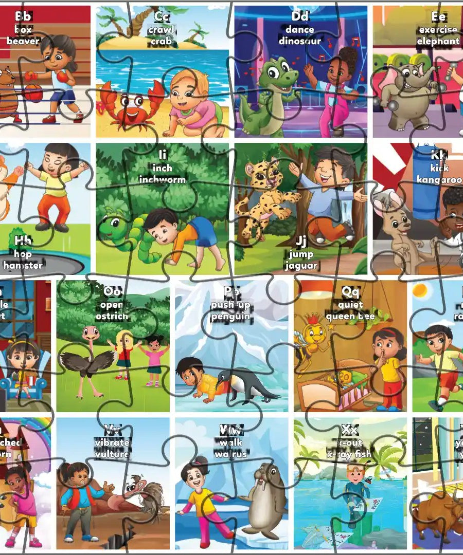 “Pretend to Be” ABC Floor Puzzle